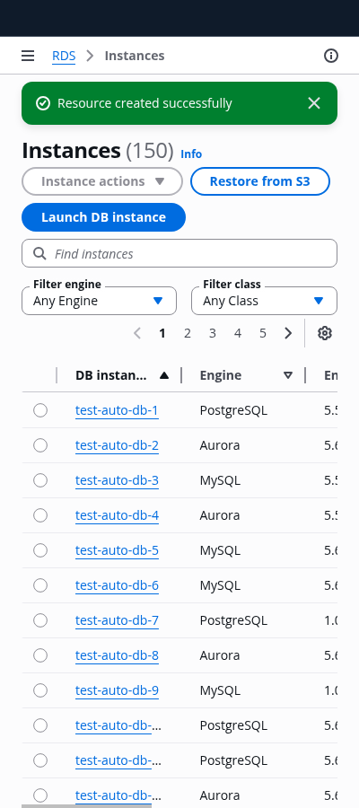 Collection select filter mobile image