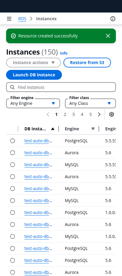 Collection select filter mobile image