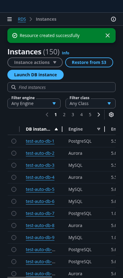Collection select filter mobile image