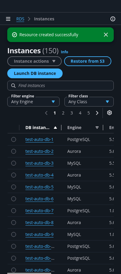 Collection select filter mobile image
