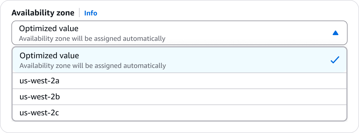 Automatic defaults select
